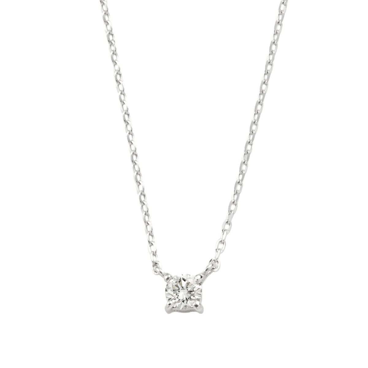 K10 PG YG WG 一粒 ダイヤモンド ネックレス