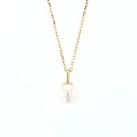 K10 YG 淡水パール ネックレス