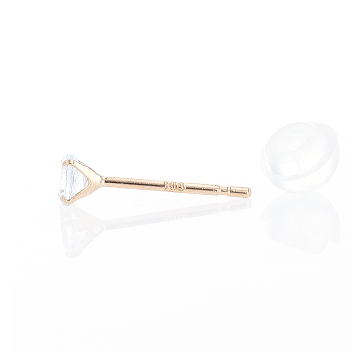 K18 PG アクアマリン ピアス