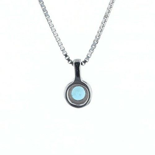 K10 ホワイトゴールド アレキサンドライト ネックレス