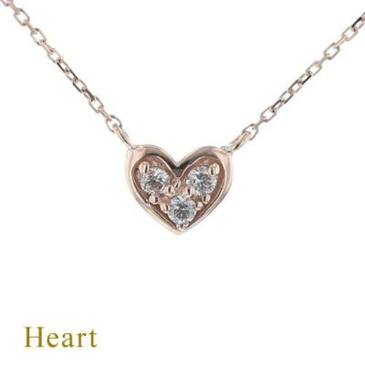 人気商品の中古品・新品・未使用品 K10 IKEDA | ハート ネックレス ブラウンダイヤモンド YG アクセサリー