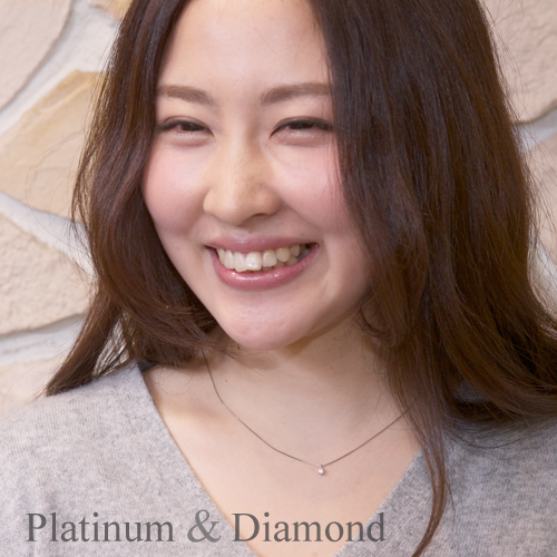鑑定書付 0.12ct プラチナ ダイヤモンド ネックレス プラチナ900 プラチナ850