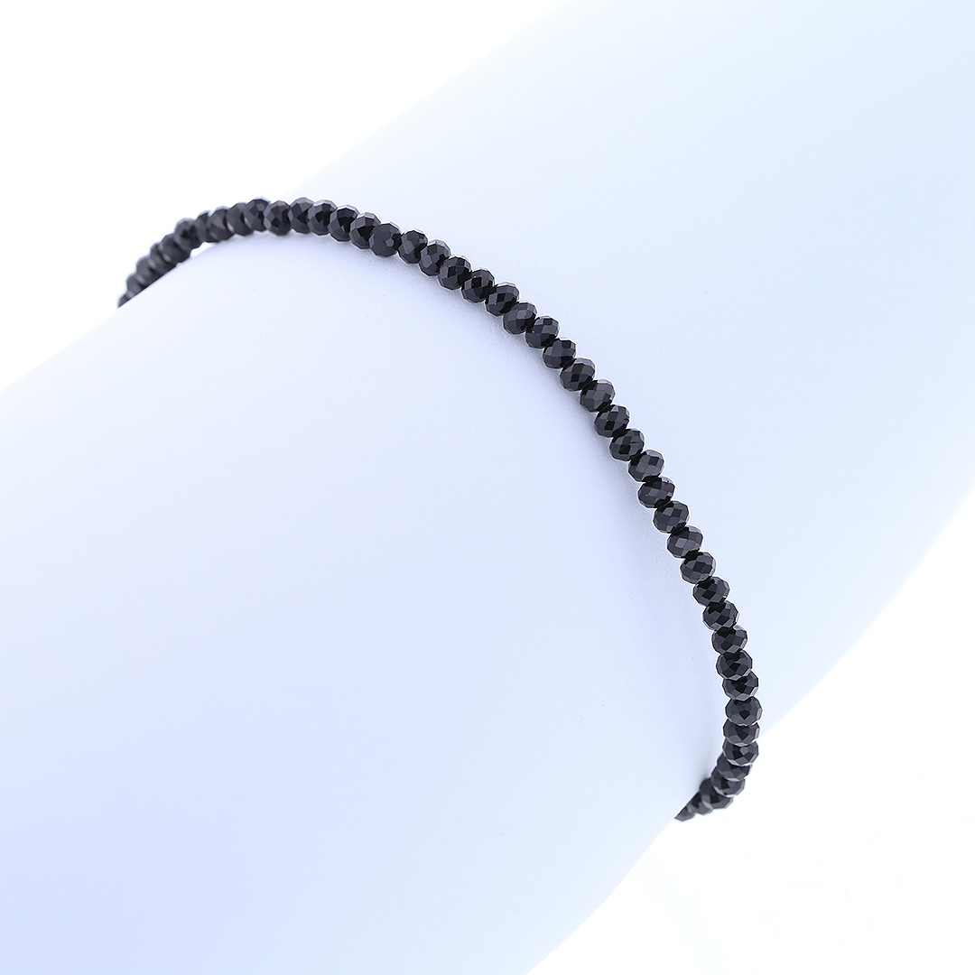 8月誕生石】ブラックスピネル ブレスレット | IKEDAジュエリーオンライン
