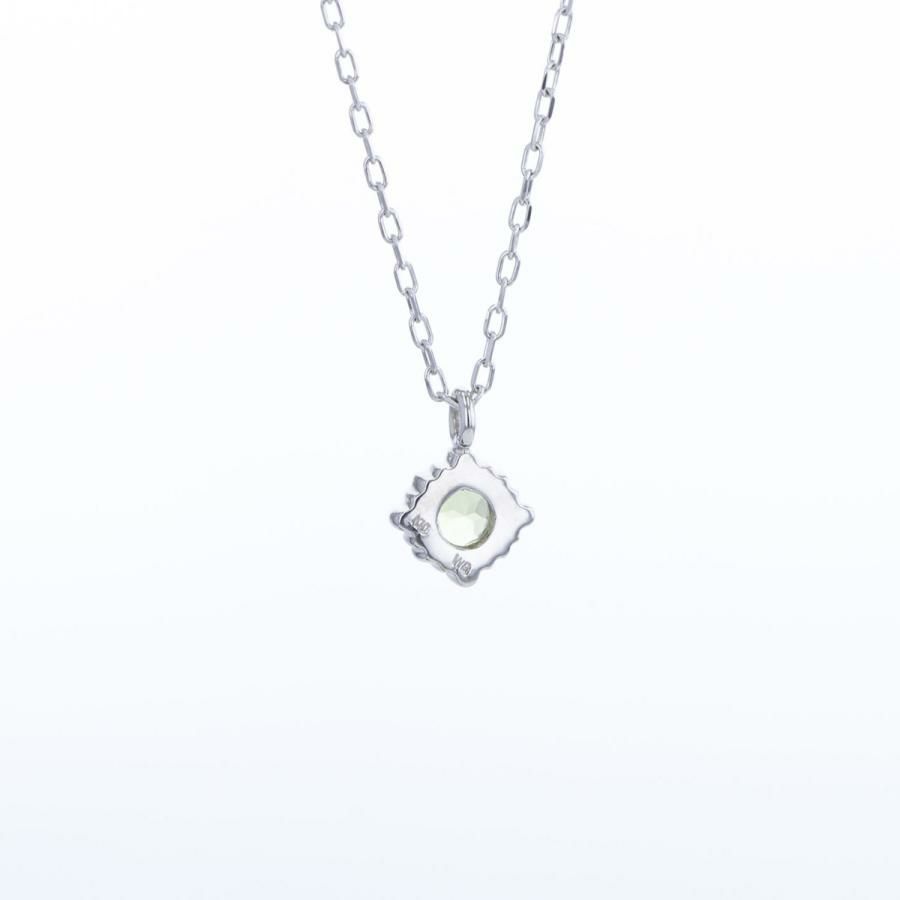 K10 WG ペリドット ネックレス