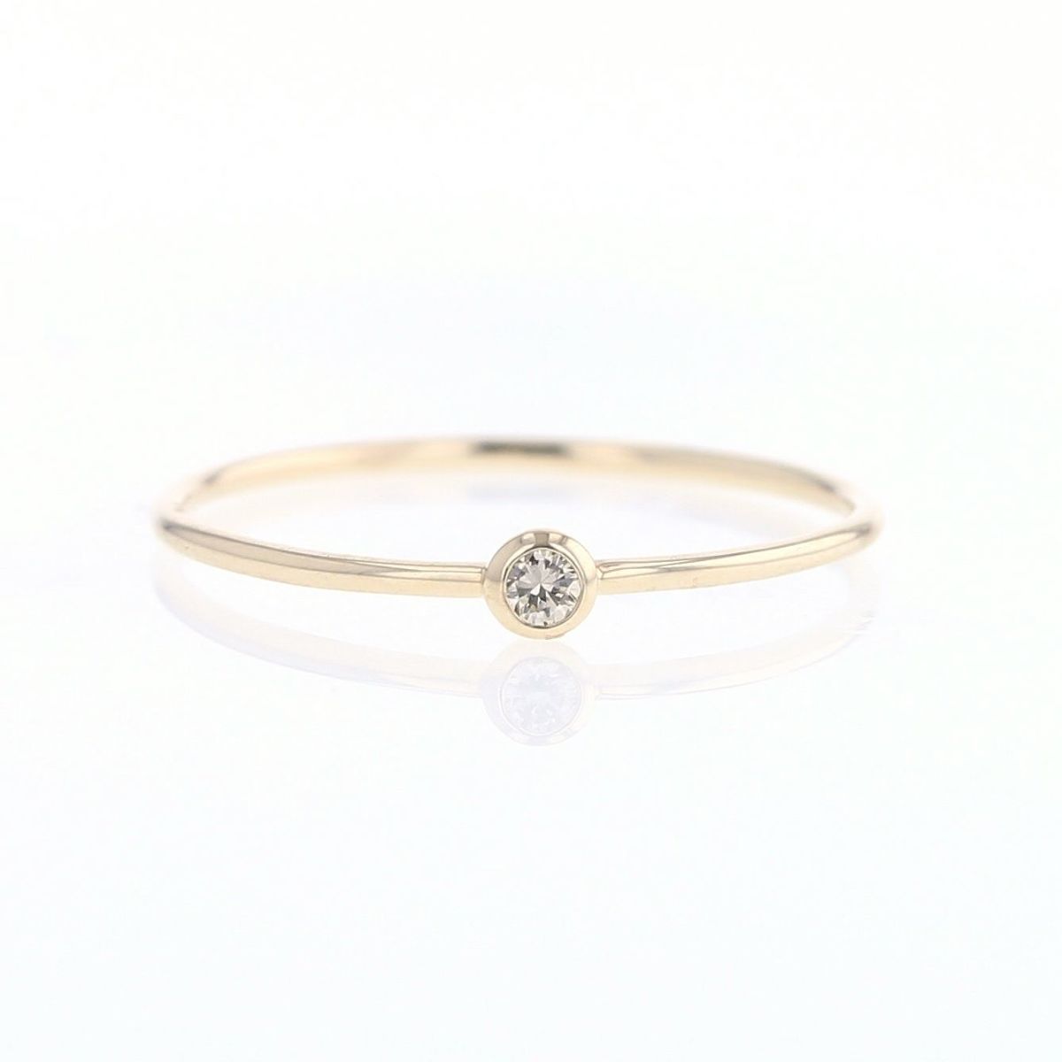 K10 YG WG ダイヤモンド リング 指輪 1粒 レディース 30代 40代 ダイヤ 誕生日 プレゼント 10金 彼女 妻 女性 イエローゴールド ホワイトゴールド