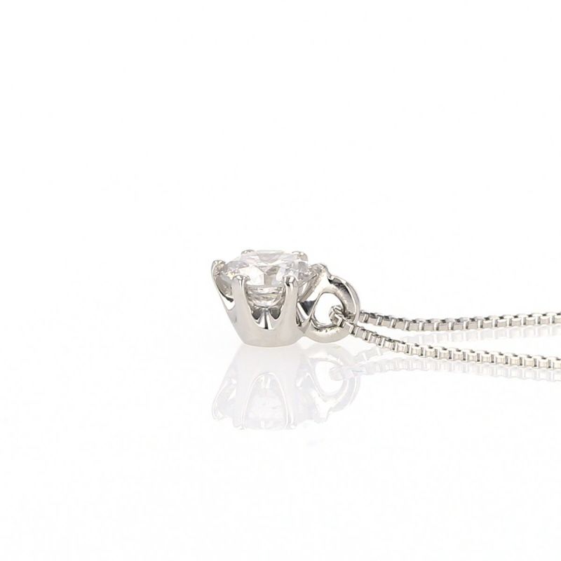 プラチナ ダイヤモンド ネックレス 0.3ct