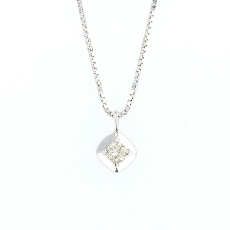 k10ダイヤモンドネックレス ikeda K10 PG/YG/WG ダイヤモンド ネックレス 一粒 | IKEDAジュエリー