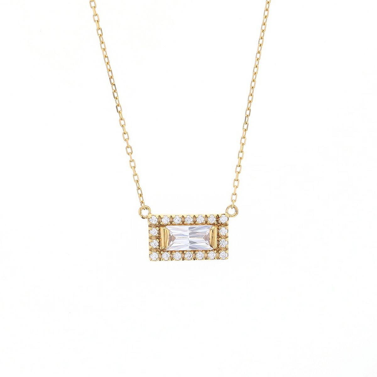 レアリゼ ベル（belle） K10 YG キュービックジルコニア  ネックレス イエローゴールド 10K 10金 妻 彼女 誕生日プレゼント ギフト レディース