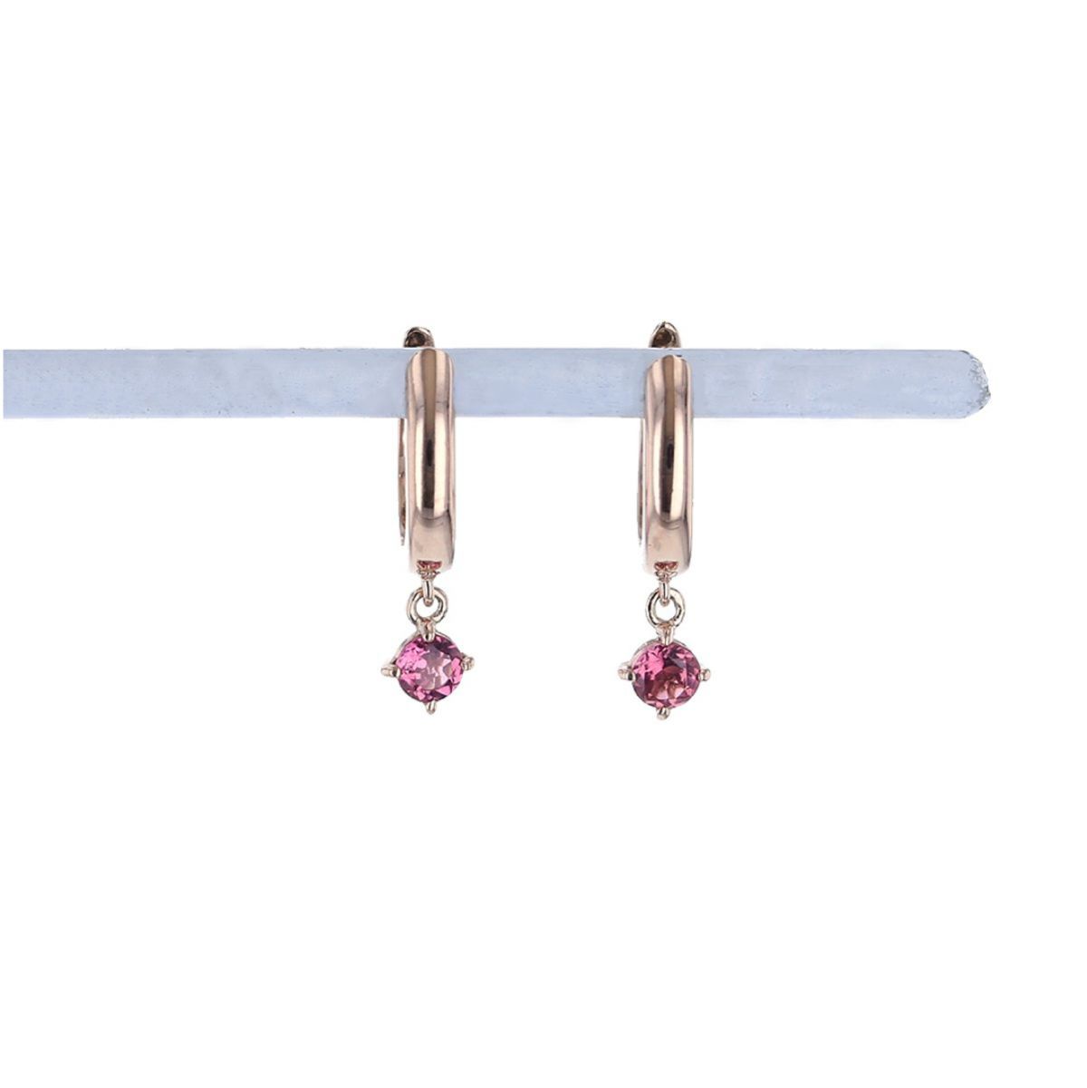 K10 PG ピンクトルマリン フープピアス ピンクゴールド 10K 10金 10月 誕生石 誕生日プレゼント ギフト 20代 30代 40代 レディース 妻 彼女