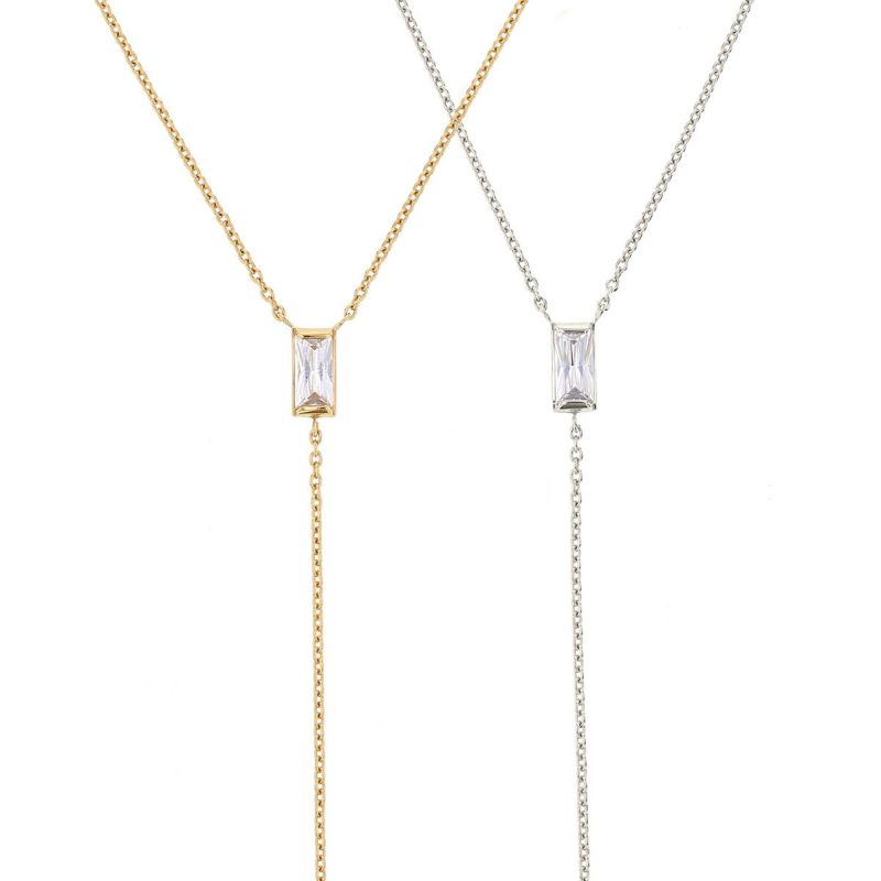 レアリゼ ベル ネックレス シルバー ロングネックレス ラリエットネックレス キュービックジルコニア 妻 彼女 誕生日プレゼント ギフト レディース belle