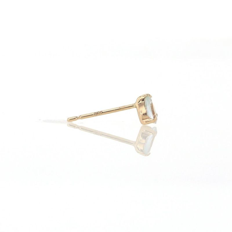 K10 YG アクアマリン ピアス