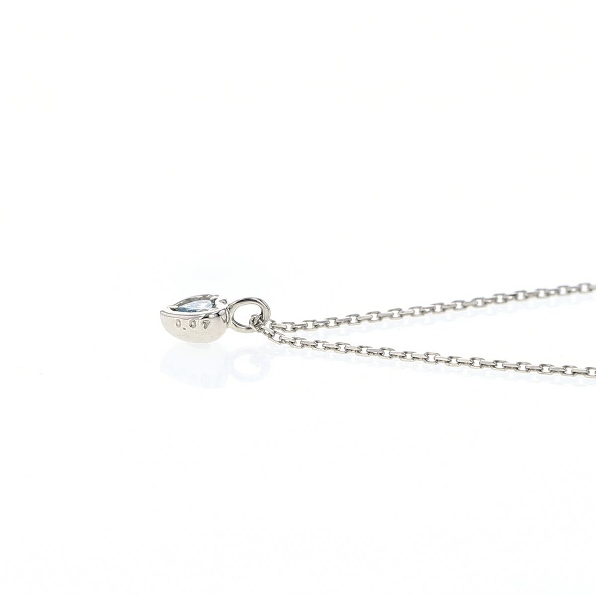 プラチナ アイスブルーダイヤモンド ハート ネックレス ダイヤモンド PT950 PT850 pt レディース 4月 誕生日プレゼント 彼女 妻 レディース 20代 30代 40代