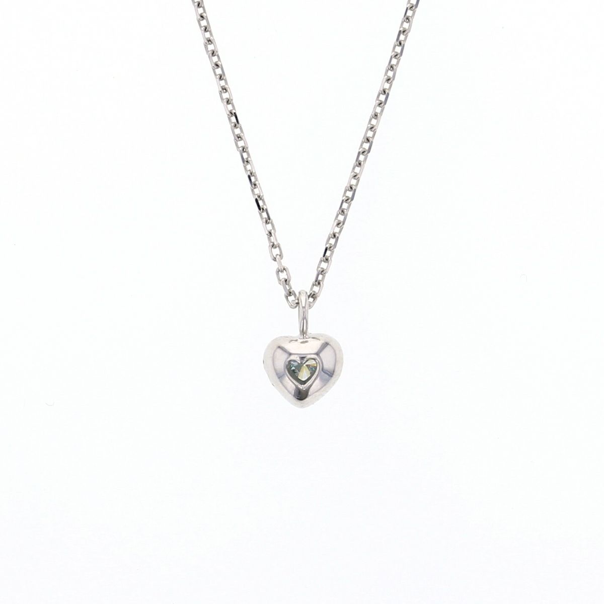 プラチナ アイスブルーダイヤモンド ハート ネックレス ダイヤモンド PT950 PT850 pt レディース 4月 誕生日プレゼント 彼女 妻 レディース 20代 30代 40代