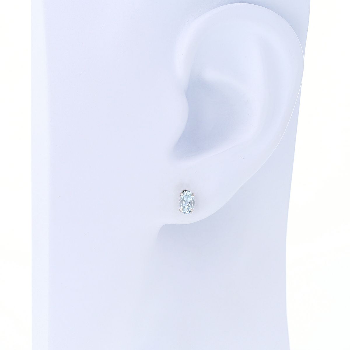 ピアス アクアマリン プラチナ PT900 3月 誕生石 誕生日プレゼント ギフト レディース 妻 彼女 20代 30代 40代 天然石