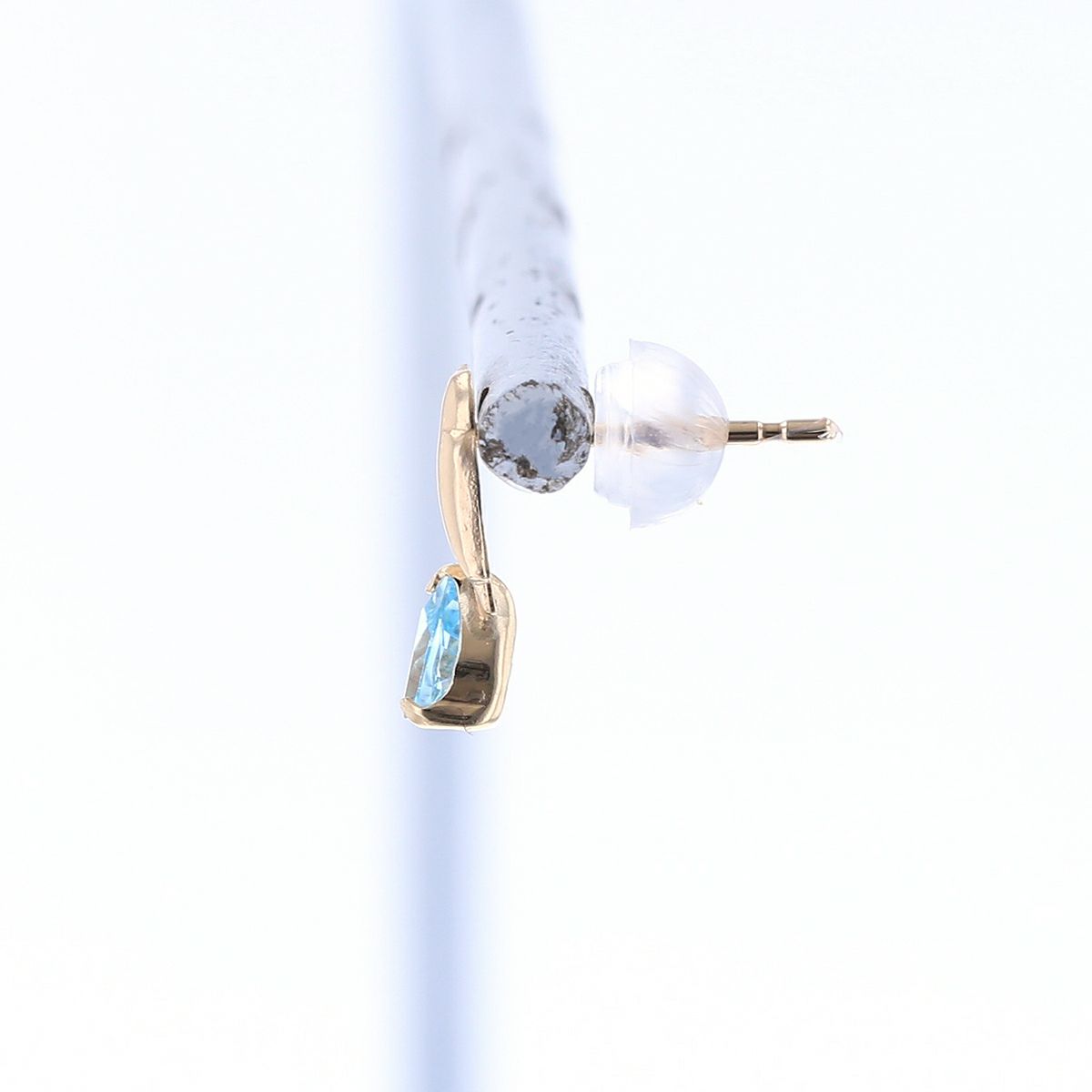 K10 YG ブルートパーズ ピアス 鳥 イエローゴールド 10金 11月 誕生石 誕生日プレゼント ギフト レディース 20代 30代 40代 10k k10 天然石
