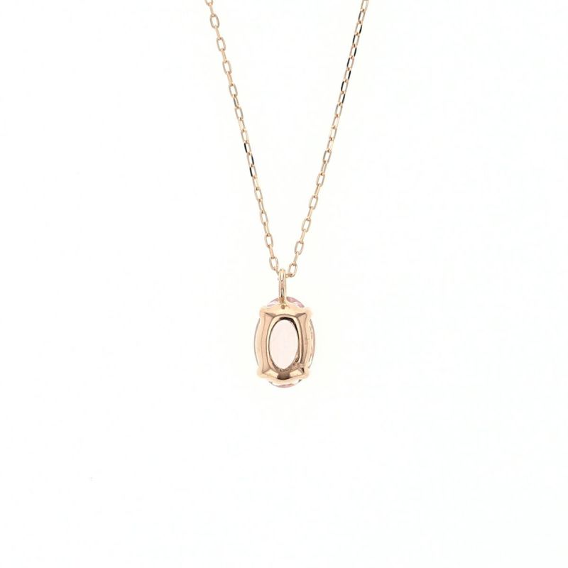 K18 PG モルガナイト ネックレス