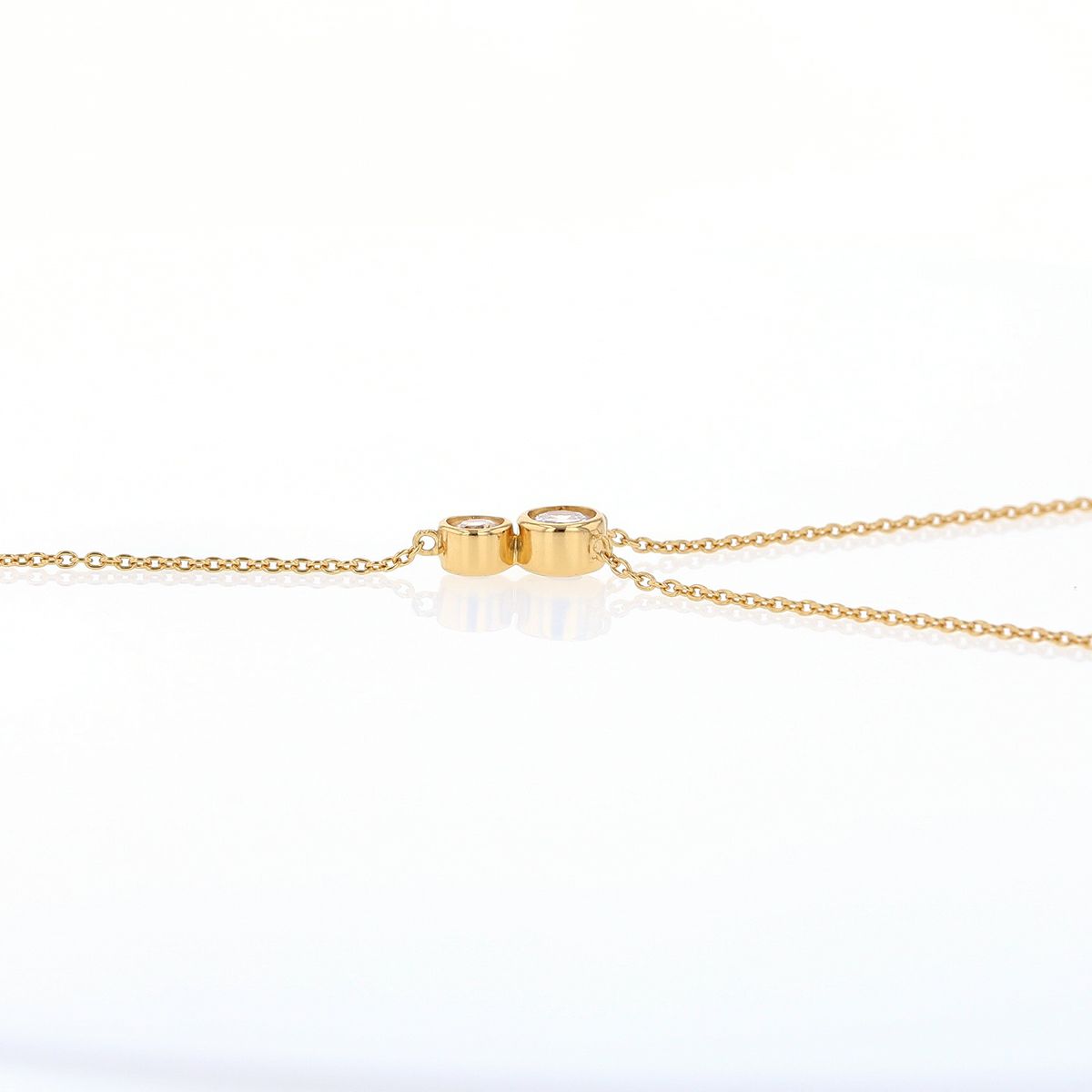 レアリゼ ベル ネックレス シルバー ロングネックレス ラリエットネックレス キュービックジルコニア 妻 彼女 誕生日プレゼント ギフト レディース belle