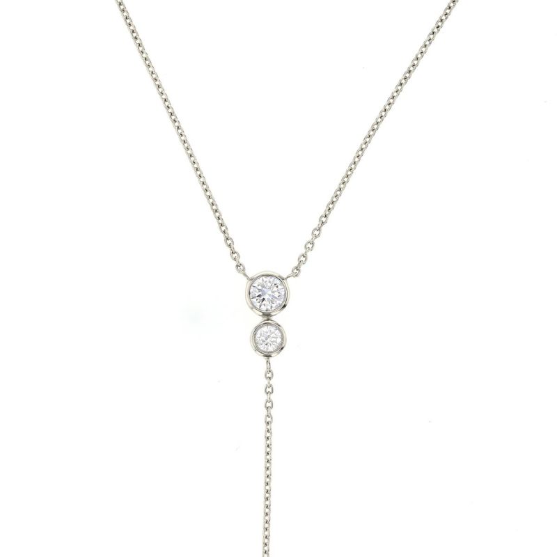 レアリゼ ベル ネックレス シルバー ロングネックレス ラリエットネックレス キュービックジルコニア 妻 彼女 誕生日プレゼント ギフト レディース belle