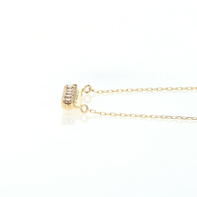 H&C鑑別書付き プラチナ/K18 YG ダイヤモンド ネックレス ラインネックレス バーネックレス PT プラチナ K18 イエローゴールド 18K 18金 誕生日プレゼント レディース 女性 彼女 20代 30代 40代 誕生日 記念日 ギフト ハート＆キューピッド