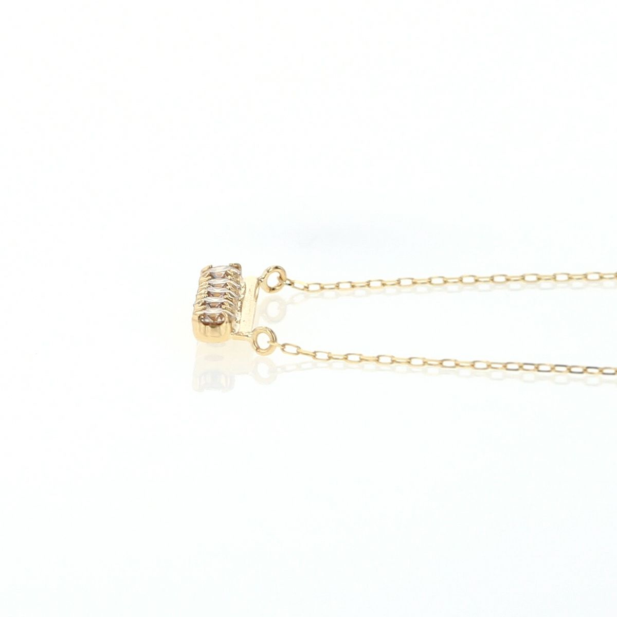 H&C鑑別書付き プラチナ/K18 YG ダイヤモンド ネックレス ラインネックレス バーネックレス PT プラチナ K18 イエローゴールド 18K 18金 誕生日プレゼント レディース 女性 彼女 20代 30代 40代 誕生日 記念日 ギフト ハート＆キューピッド