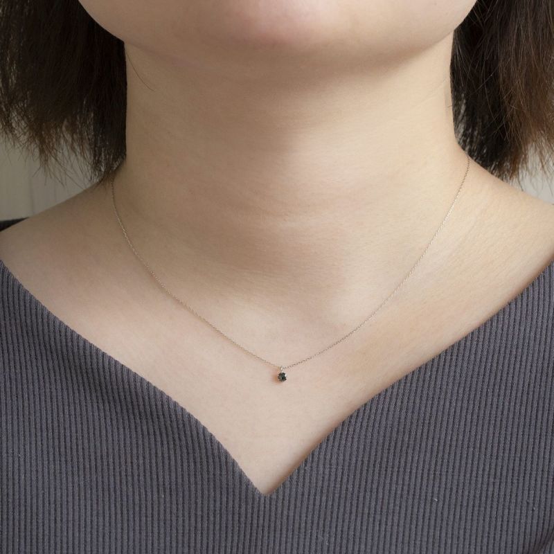プラチナ 一粒 ブラックダイヤモンド ネックレス レディース PT 誕生日プレゼント ギフト 女性 彼女 20代 30代 40代 記念日 PT900 PT850
