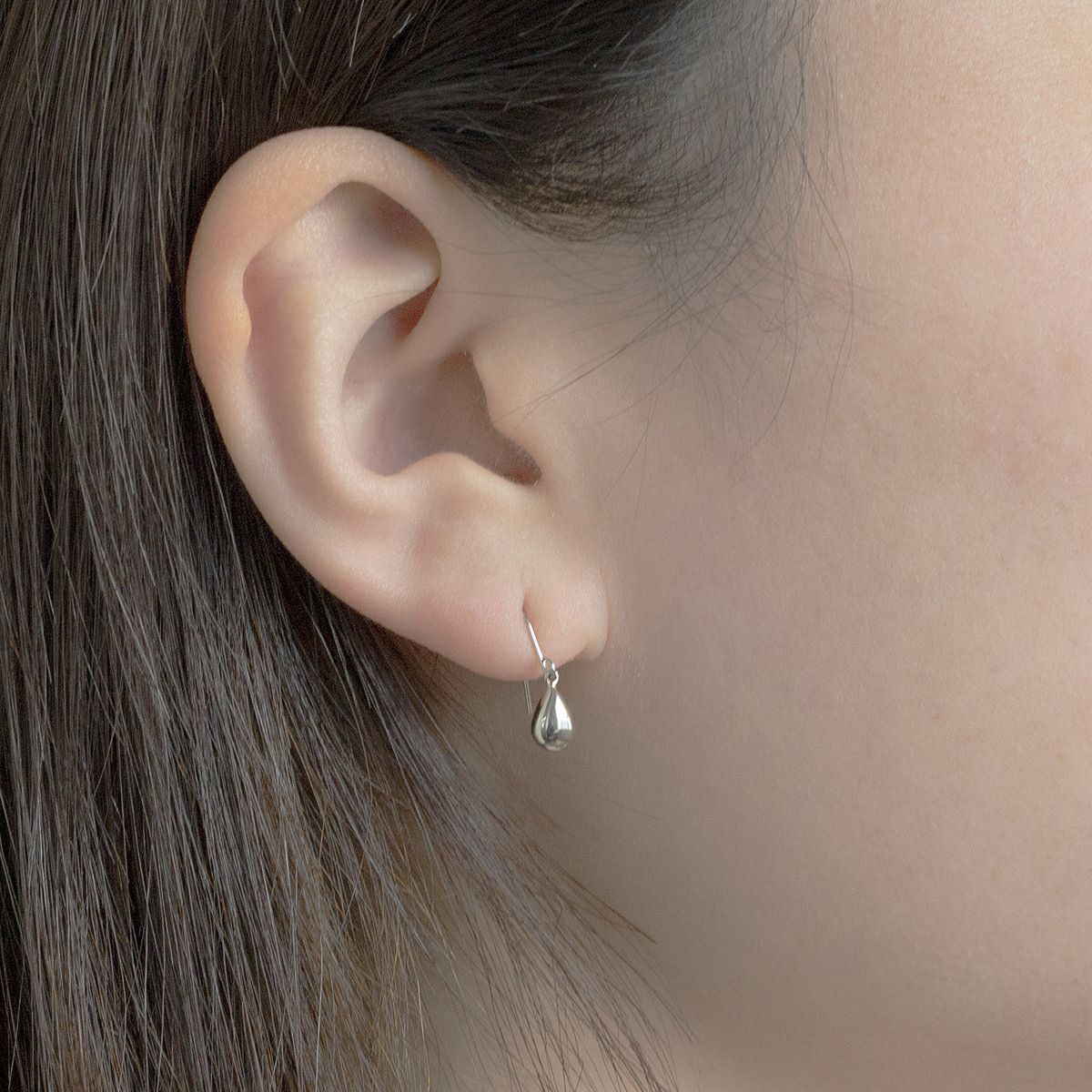 プラチナ フックピアス 地金 しずく 雫 フック PT PT900 30代 40代 誕生日プレゼント レディース 女性 彼女 妻 シンプル ギフト