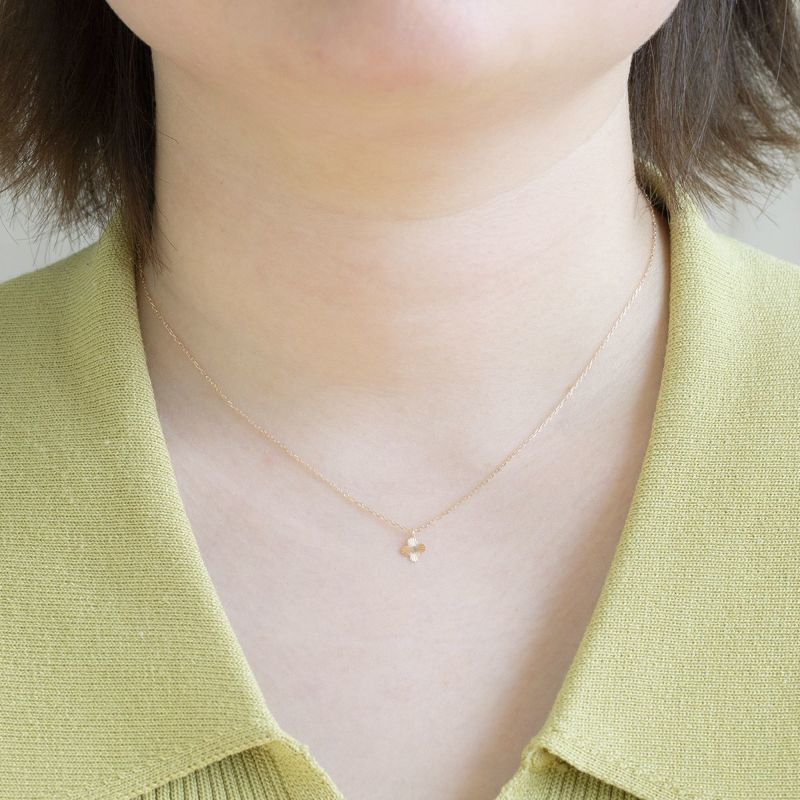 K10 PG フラワー ネックレス