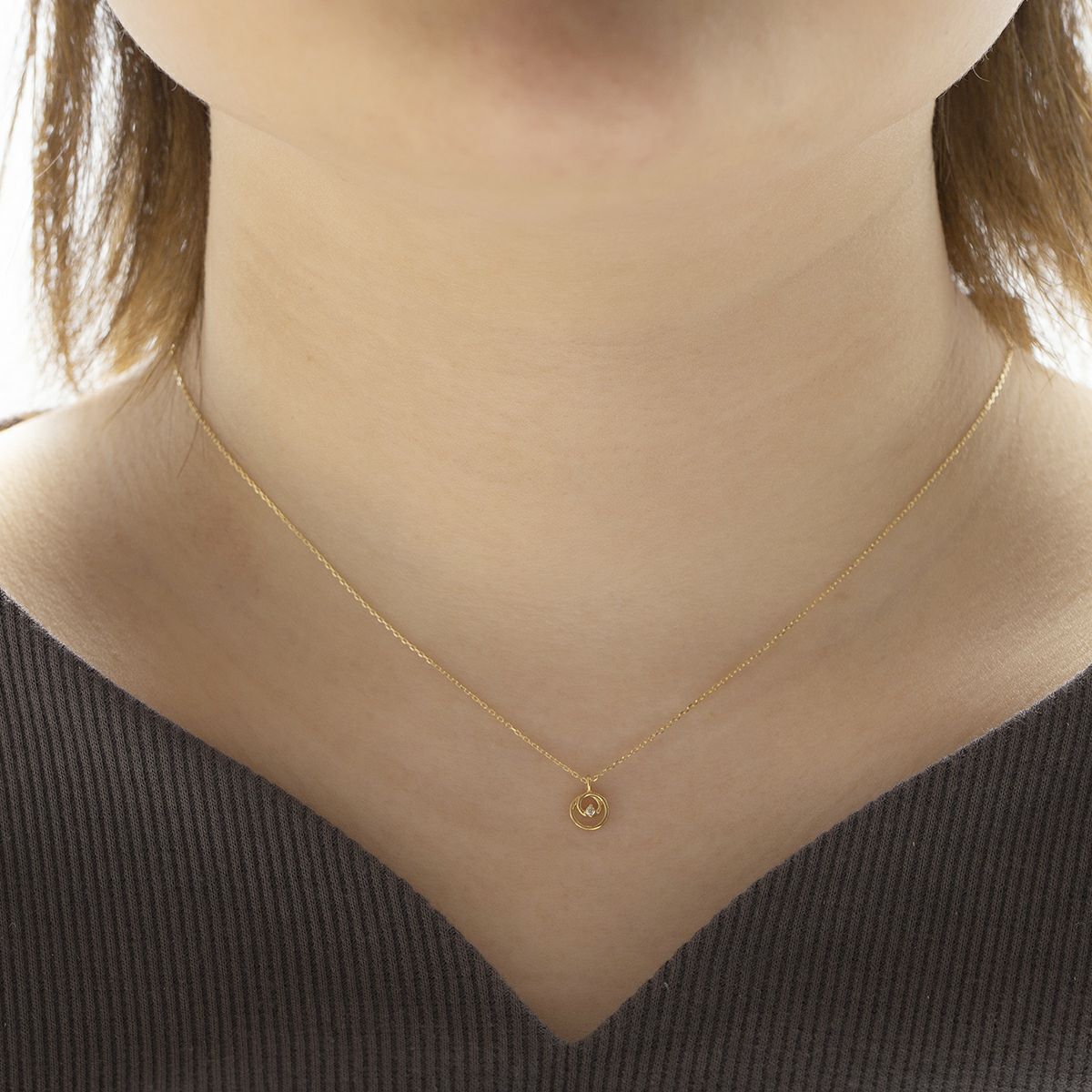 K10 YG/WG ダイヤモンド ネックレス 一粒 一粒ダイヤモンド イエローゴールド ホワイトゴールド ギフト レディース 女性 彼女 20代 30代 40代 誕生日 記念日