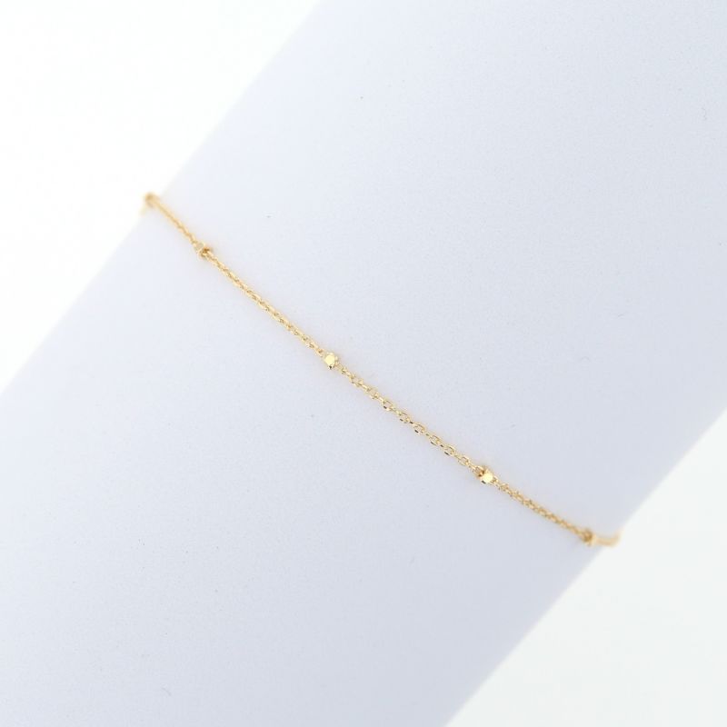 K10 YG グリッターチェーン ブレスレット イエローゴールド 10金 10K 妻 彼女 プレゼント レディース 誕生日プレゼント ギフト 20代 30代 40代