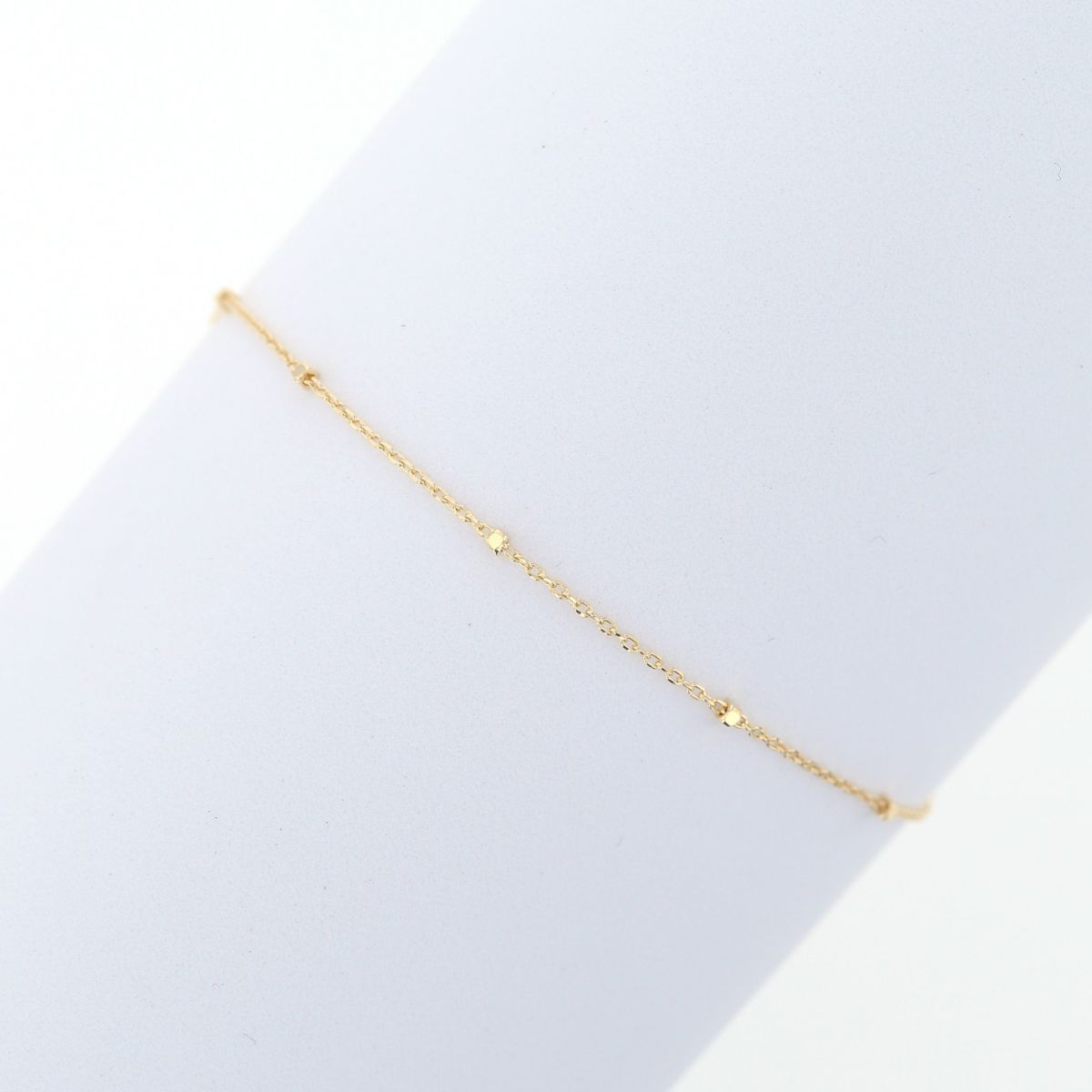 K10 YG グリッターチェーン ブレスレット イエローゴールド 10金 10K 妻 彼女 プレゼント レディース 誕生日プレゼント ギフト 20代 30代 40代