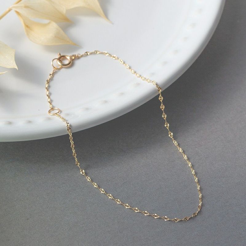 K10 YG モーグルチェーン ブレスレット