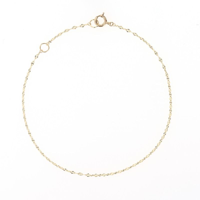 K10 YG モーグルチェーン ブレスレット