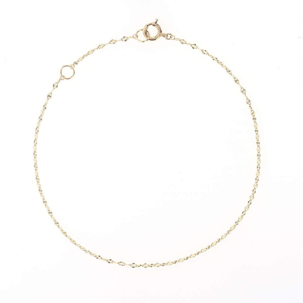 K10 YG モーグルチェーン ブレスレット