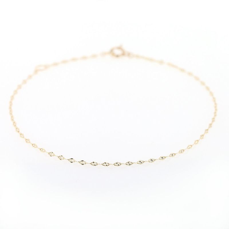 K10 YG モーグルチェーン ブレスレット