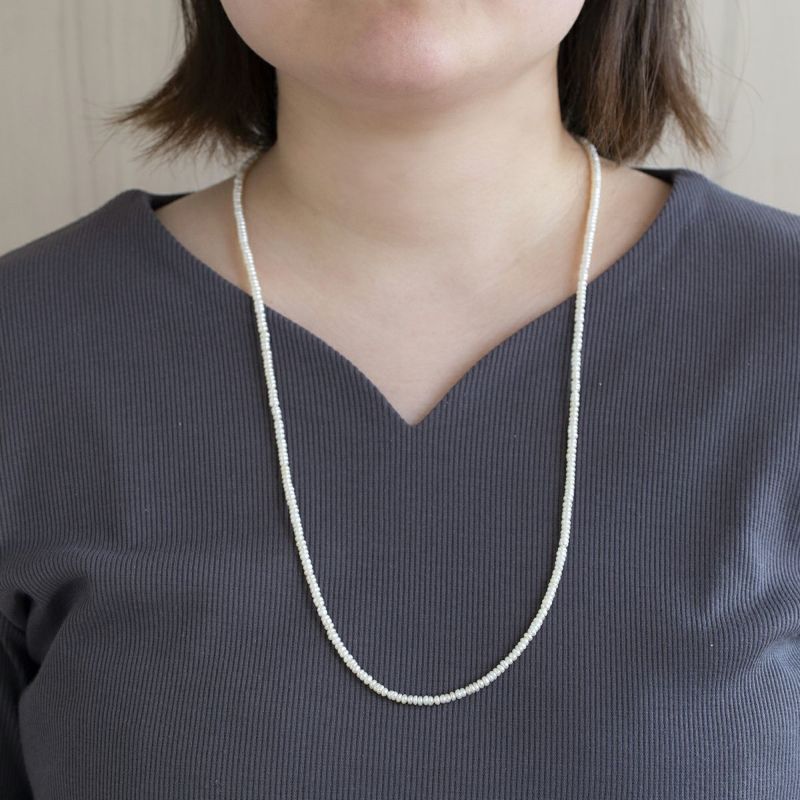 淡水パール ネックレス 70cm パール 小粒 レディース 20代 30代 40代 ロングネックレス プレゼント 彼女 妻 誕生石 6月 カジュアル 重ね付け パーティー お呼ばれ