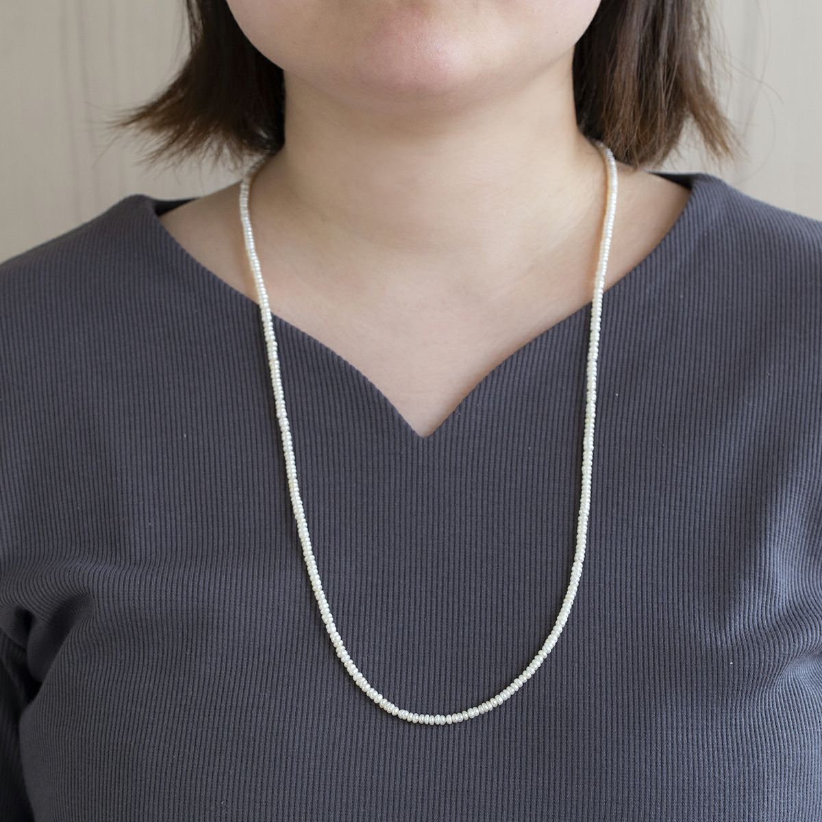 淡水パール ネックレス 70cm パール 小粒 レディース 20代 30代 40代 ロングネックレス プレゼント 彼女 妻 誕生石 6月 カジュアル 重ね付け パーティー お呼ばれ