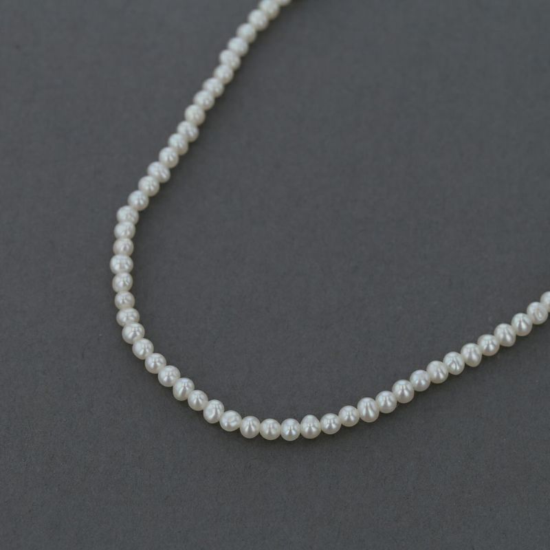 K14 YG 淡水パール ネックレス パール 小粒 レディース 20代 30代 40代 プレゼント 彼女 妻 誕生石 6月 カジュアル 重ね付け パーティー お呼ばれ