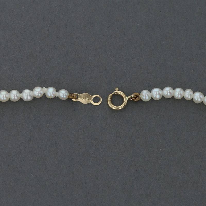 K14 YG 淡水パール ネックレス パール 小粒 レディース 20代 30代 40代 プレゼント 彼女 妻 誕生石 6月 カジュアル 重ね付け パーティー お呼ばれ