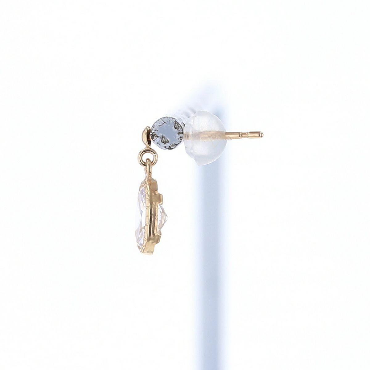 K10 YG スーパーキュービックジルコニア ピアス イエローゴールド レディース 10金 CZ 誕生日プレゼント ギフト 20代 30代 40代 女性 彼女 妻