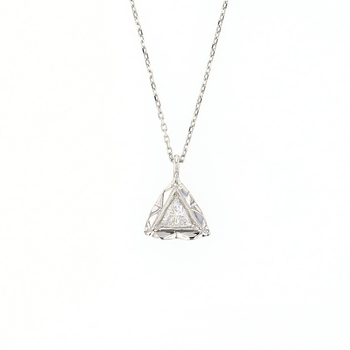 プラチナ 一粒 ダイヤモンド ネックレス レディース PT 誕生日プレゼント ギフト 女性 彼女 20代 30代 40代 記念日 PT900 PT850 トリリアントカット