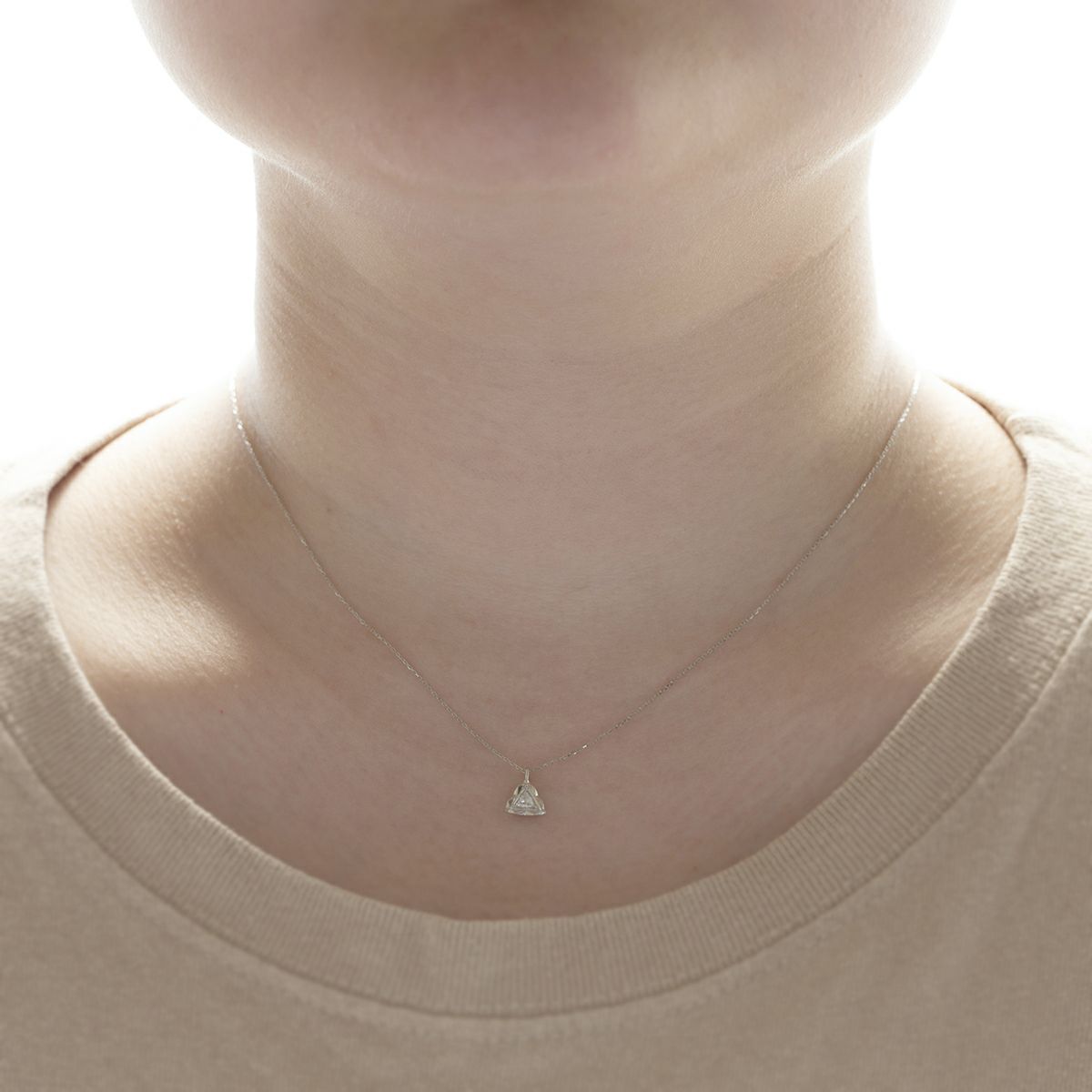 プラチナ 一粒 ダイヤモンド ネックレス レディース PT 誕生日プレゼント ギフト 女性 彼女 20代 30代 40代 記念日 PT900 PT850 トリリアントカット