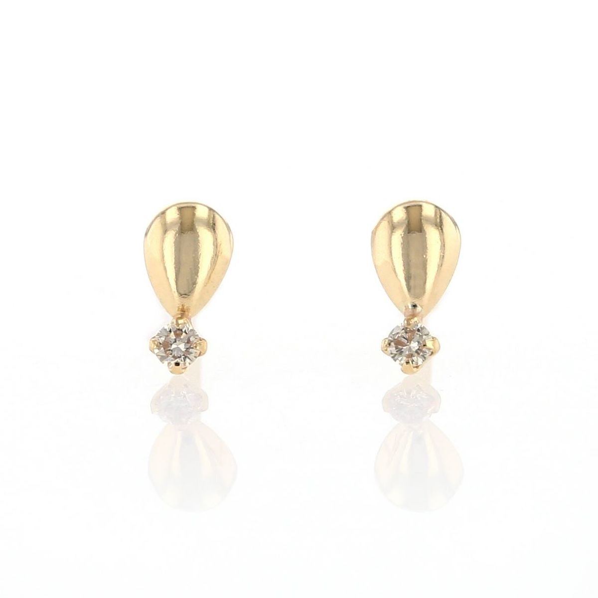 K18 YG ダイヤモンド ピアス 18k 18金 イエローゴールド レディース 彼女 妻 誕生日プレゼント プレゼント ギフト 20代 30代 40代