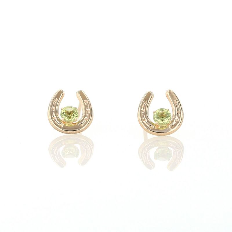 Jewelry i ペリドット ホースシューネックレス 馬蹄 モチーフ 8