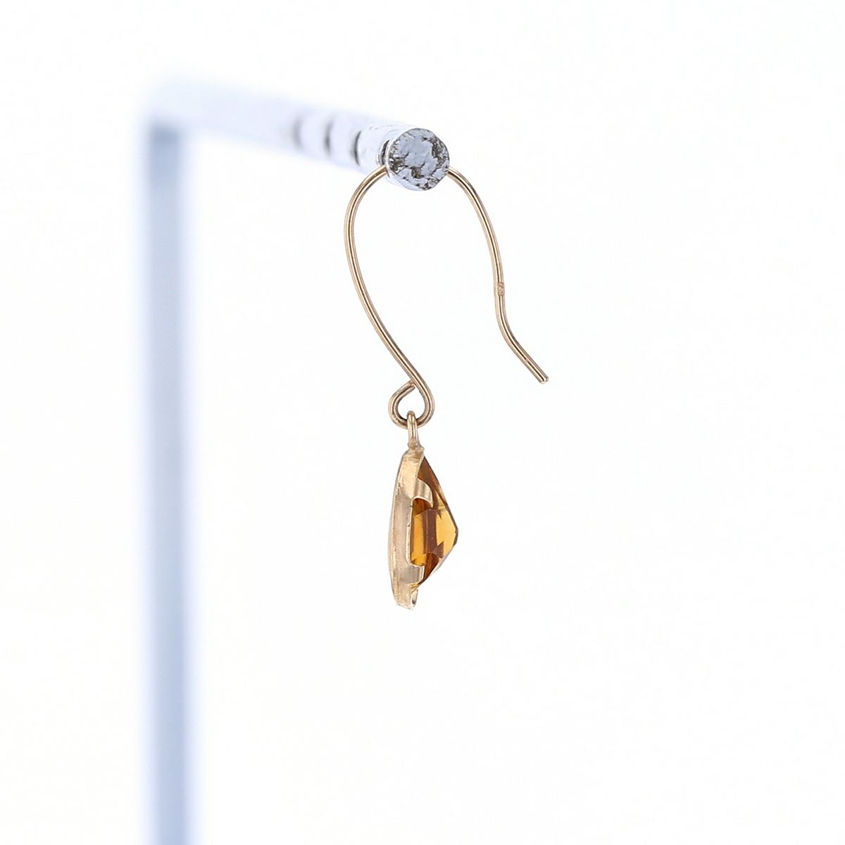 K10 YG シトリン ピアス 揺れる イエローゴールド 11月 誕生石 フック レディース 20代 30代 40代 プレゼント ジプシーピアス 誕生日プレゼント 10金 記念日 おしゃ