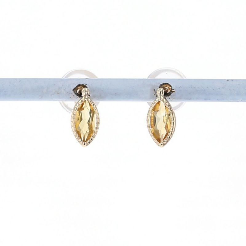 K10 YG シトリン ピアス