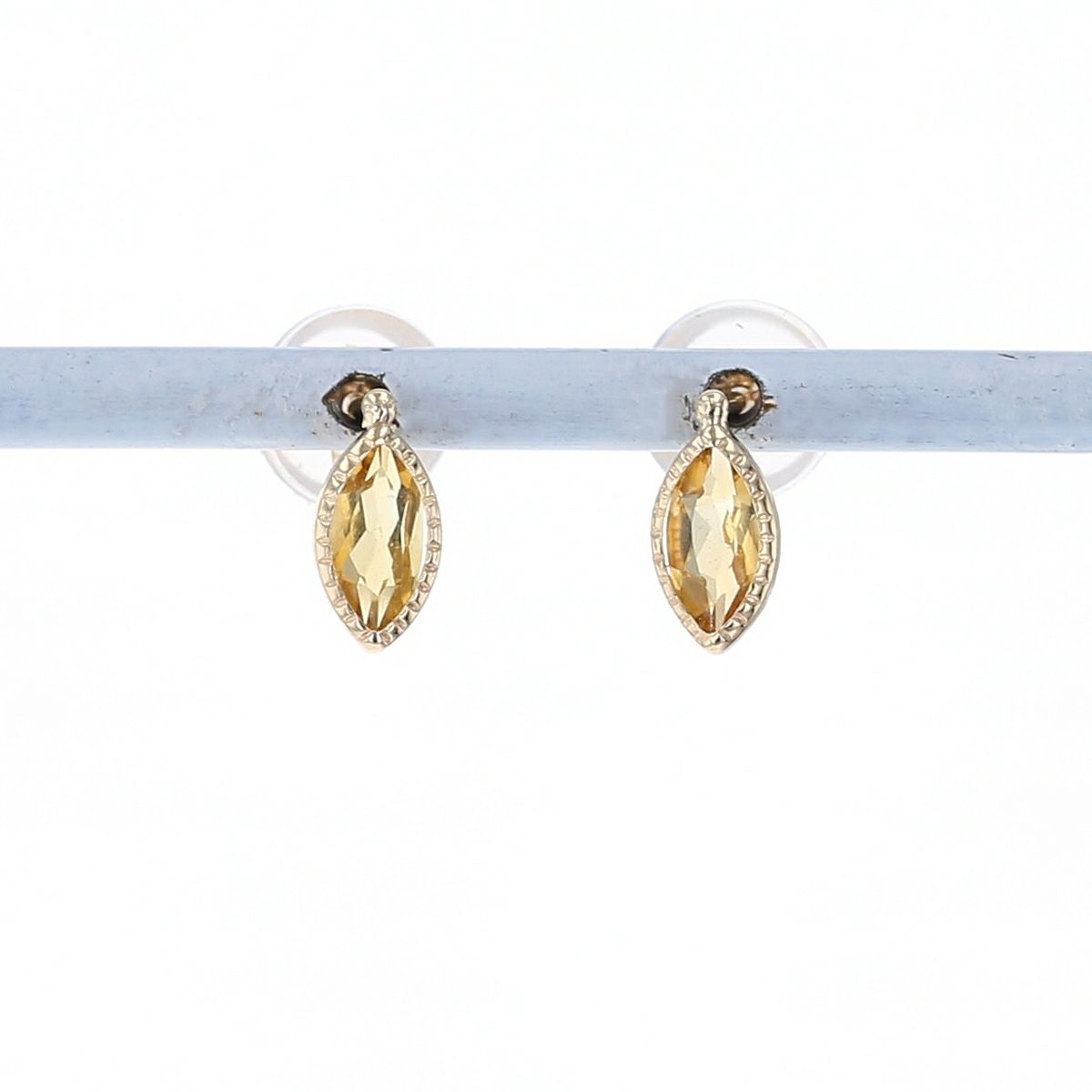 K10 YG シトリン ピアス