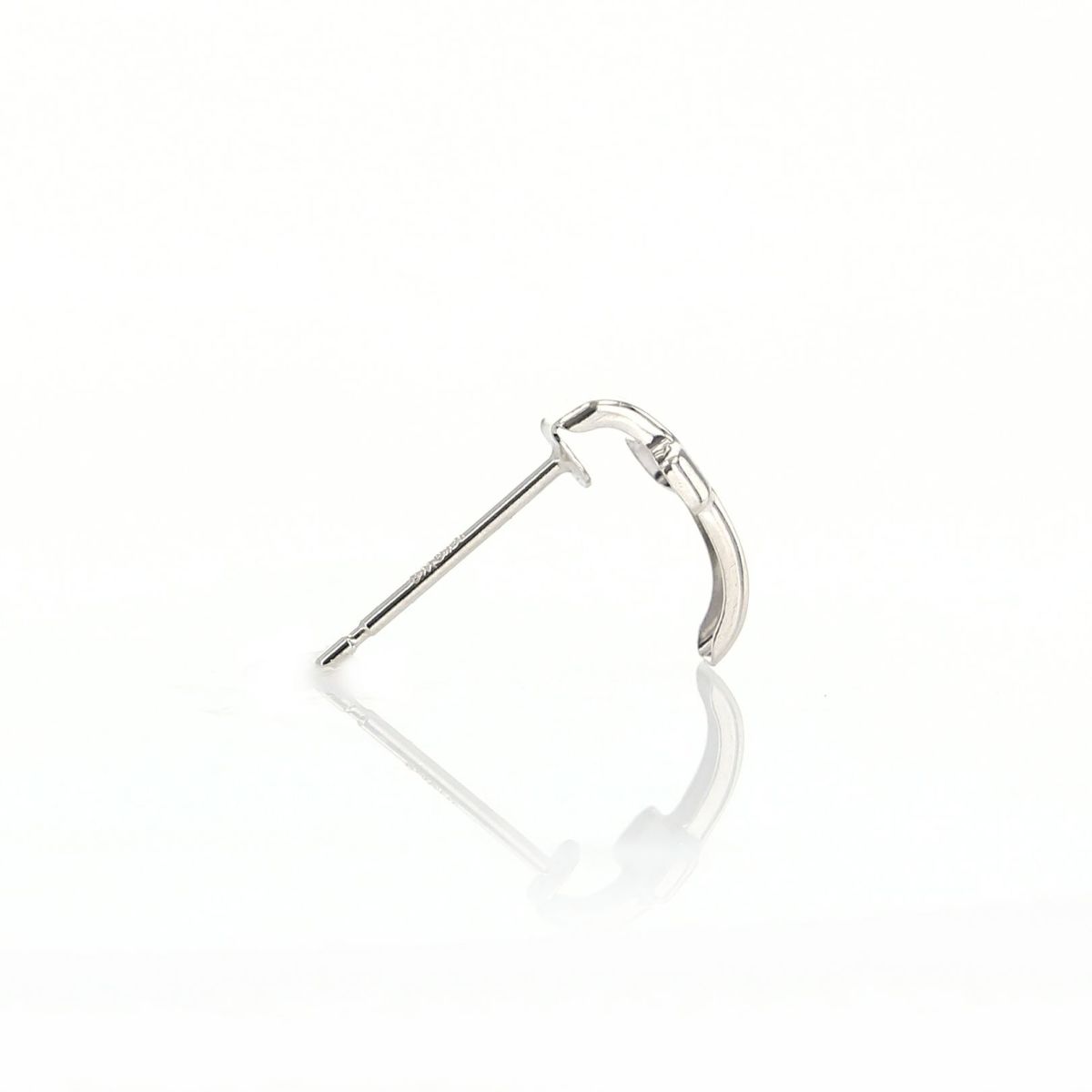 K10 WG クロス ピアス ホワイトゴールド スタッドピアス かわいい ギフト 誕生日プレゼント 誕生日 20代 30代 40代 妻 彼女 レディース