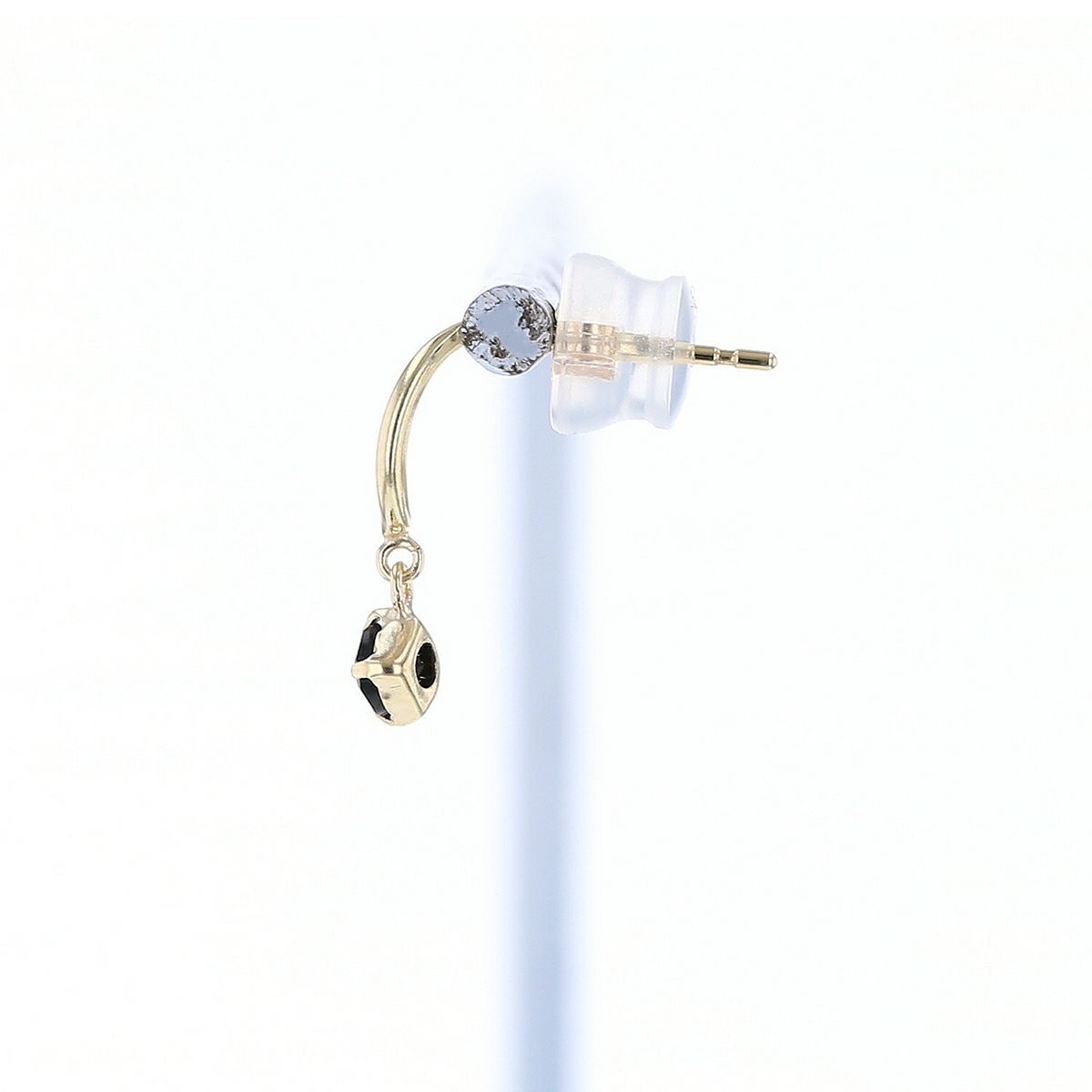 K10 YG オニキス ピアス レディース 8月 誕生石 プレゼント 誕生日プレゼント ギフト 10金 彼女 20代 30代 40代 イエローゴールド 天然石