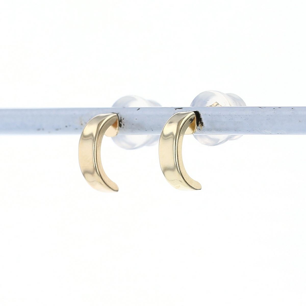 K10 YG ハーフフープピアス ハーフフープ ピアス フープピアス イエローゴールド レディース 20代 30代 40代 誕生日 プレゼント ギフト 女性 彼女 妻 シンプル