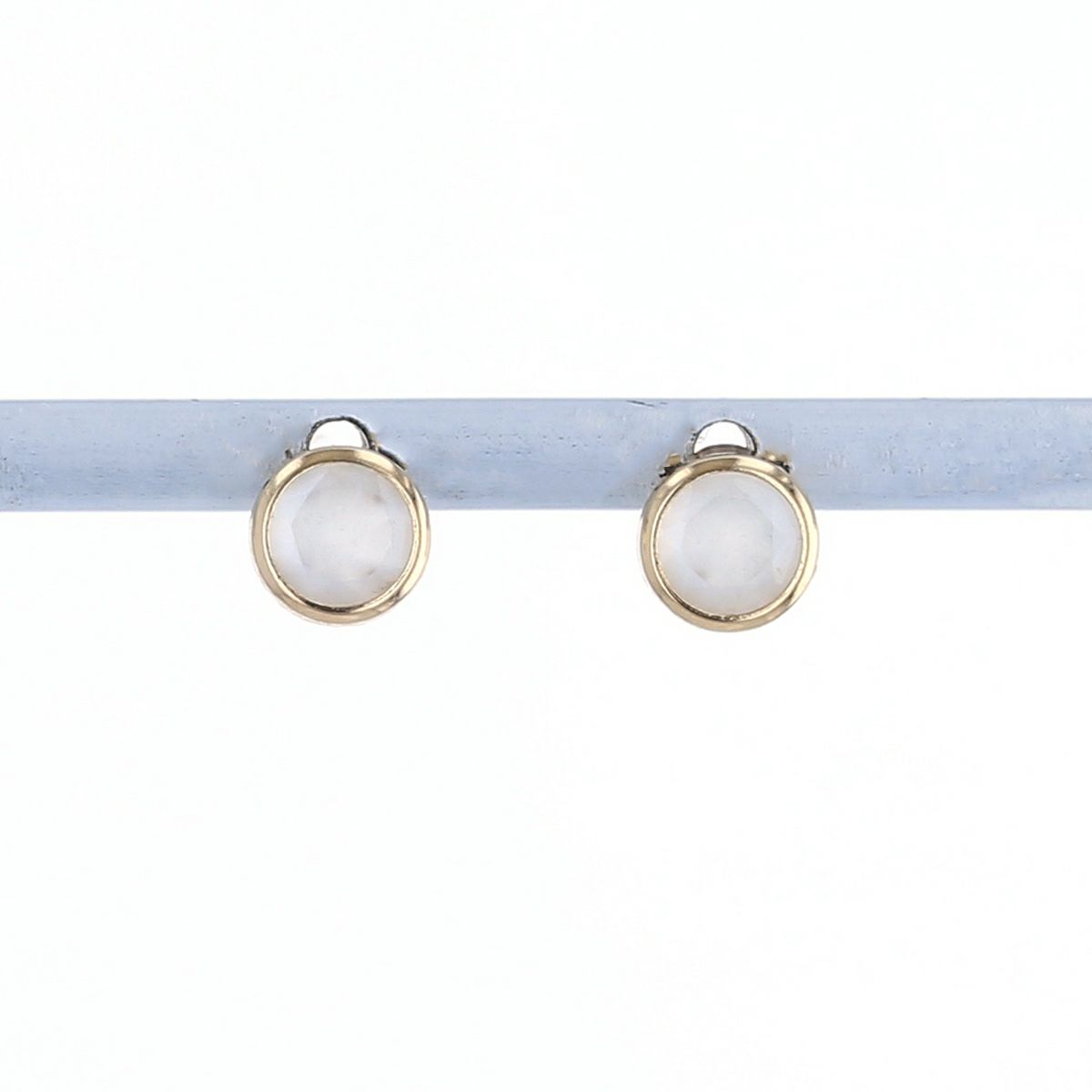 K10 YG ムーンストーン ピアス イエローゴールド 10金 6月 誕生石 誕生日 プレゼント レディース 20代 30代 40代 10k k10 天然石